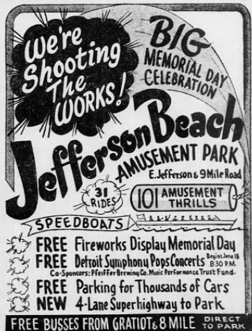 Jefferson Beach Dance Pavillion - 30 May 1952 (newer photo)